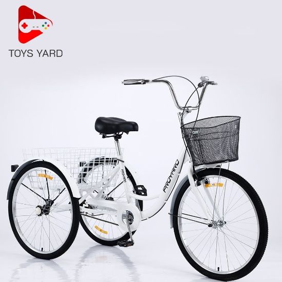 صورة دراجة 3 كفرات مقاس 26 الوان متعدده